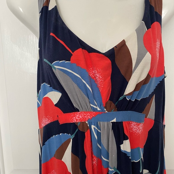 Boden Navy Floral Maxi Dress 8P - Picture 5 of 5